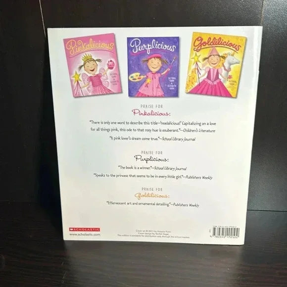 Lot 3 PINKALICIOUS Picture Books Victoria Kann Silverlicious PINKALICIOUS - Picture 3 of 8